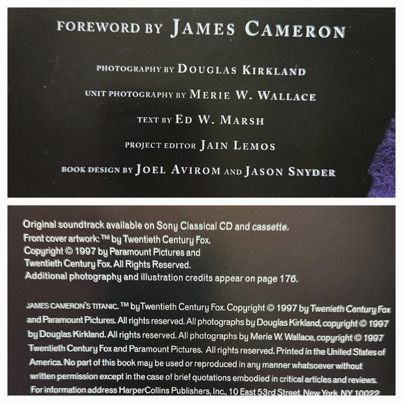 James Cameron’s Titanic Making-Of Book 1997 | Behind the Scenes Film Collectible - Picture 4 of 15